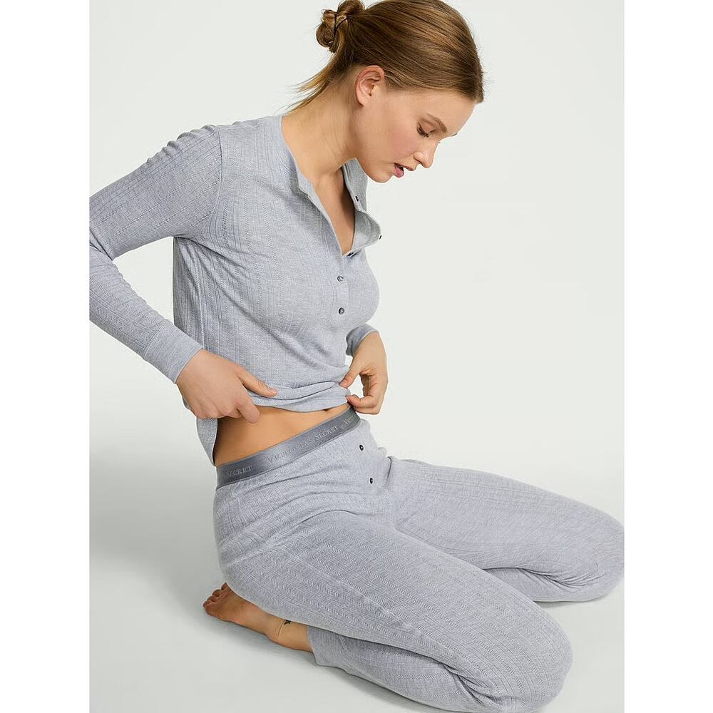 Victoria’s Secret Heather Gray Minimalist Loungewear Set - Size S